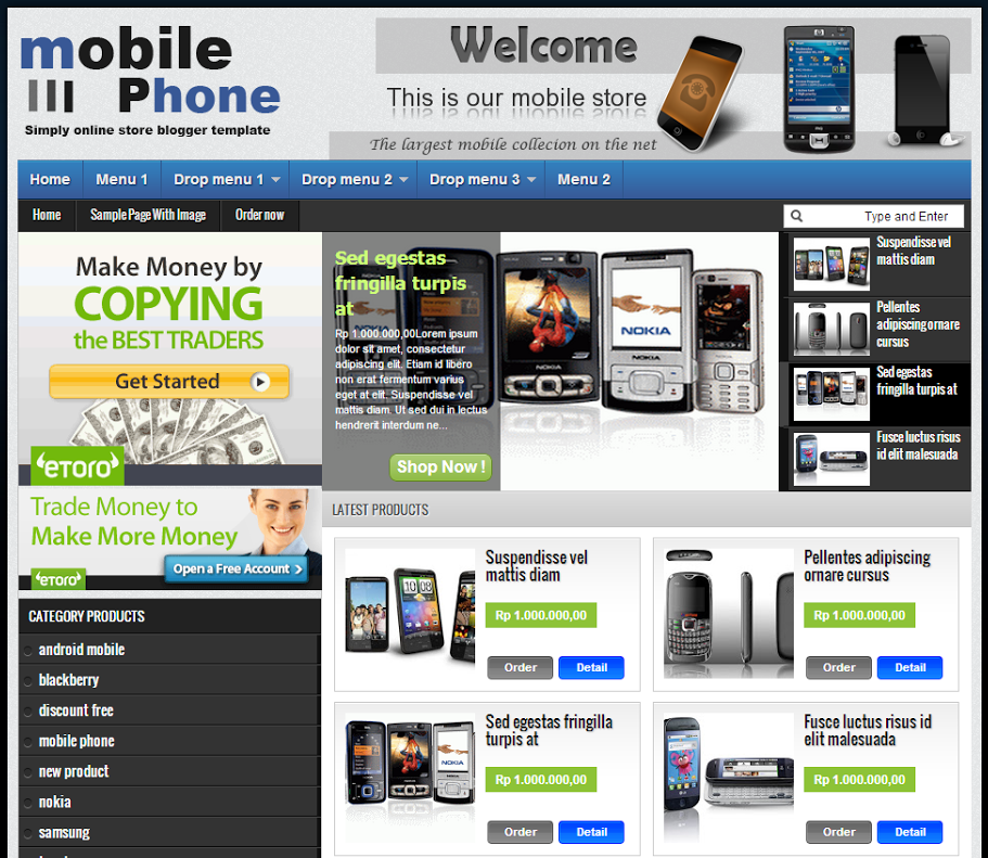 Share Template Shop Johny Joss Blogspot