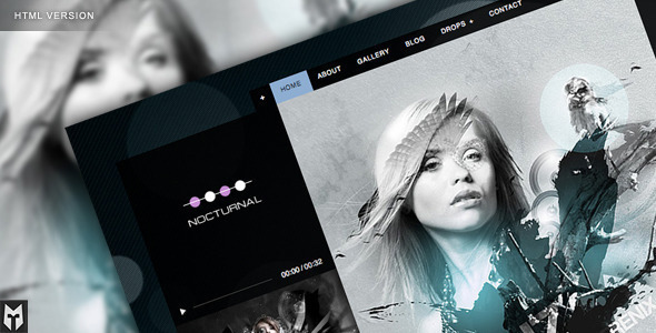 Nocturnal: Premier Audio HTML Theme - ThemeForest Item for Sale