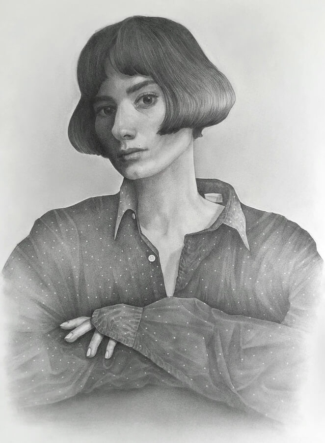 02-Slightly-tilted-head-Sketchbook-Portraits-Ksenia-Kimlyk-www-designstack-co