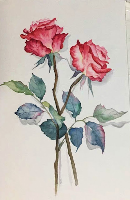 Watercolor painting business idea, and 4 tips Watercolor technique