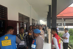 57 Calon Taruna/i Akpol Panda Polda Sultra Ikuti Tes Computer Assisted Tes Psikologi di SMK Negeri 1 Kendari