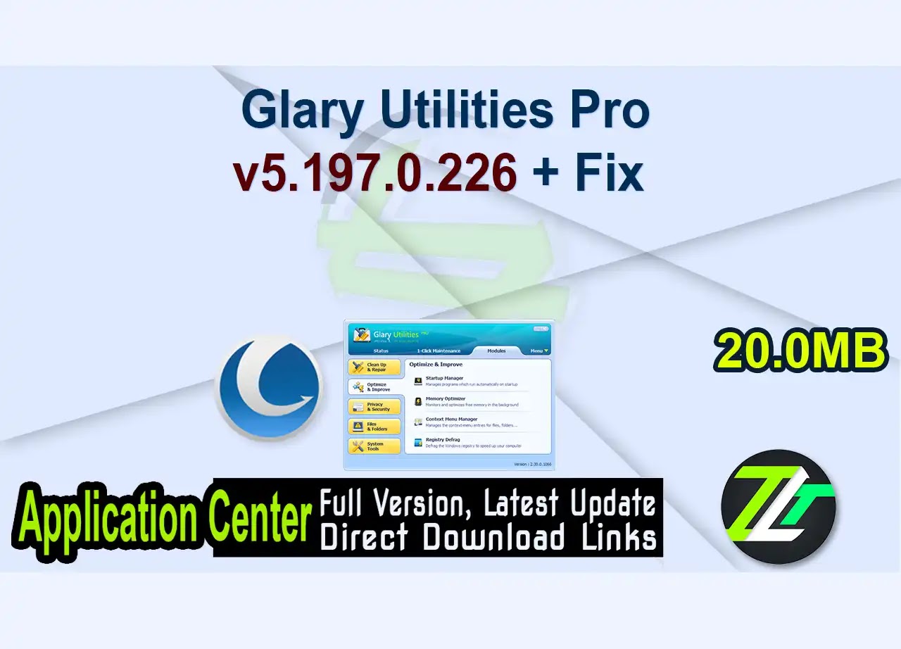 Glary Utilities Pro v5.197.0.226 + Fix 
