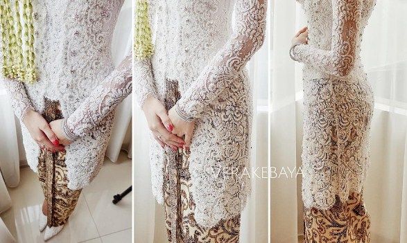 26 model vera kebaya pengantin untuk akad dan resepsi 