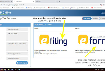 Melapor SPT Tahunan Online (E-Filing Formulir 1770 S)