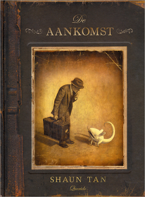 Omslag De aankomst, Shaun Tan