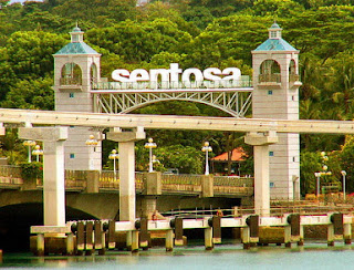 The small island at the busiest intersection in Asia, Sentosa Island, Singapore