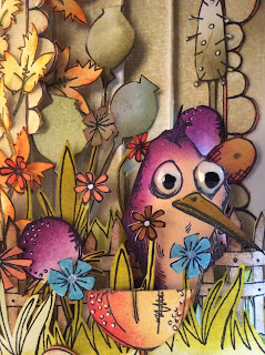 Tim Holtz Crazy Birds and JOFY stamps Clare Chervil My Creative Spirit