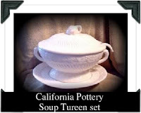 California Pottery Soup Tureen Set - click for full size view