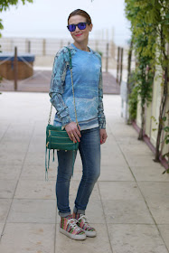 Alfa Omega sweatshirt, Rebecca Minkoff bag, Fashion and Cookies