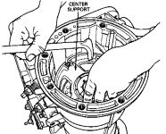 Ford automatic transmission A4LD disassembly