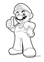 Mario y Luigi para dibujar pintar colorear imprimir recortar y pegar