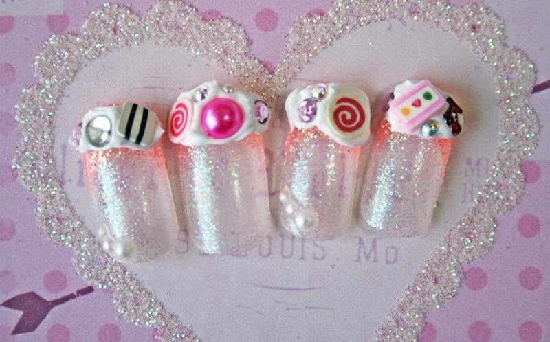 Japanese Candy Nail Art for Girls