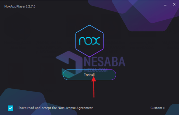 Proceso Instalación Nox App Player