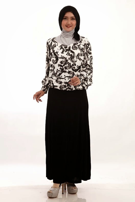 10 Contoh Baju  Muslim  Batik Wanita  Modern Busana Indonesia