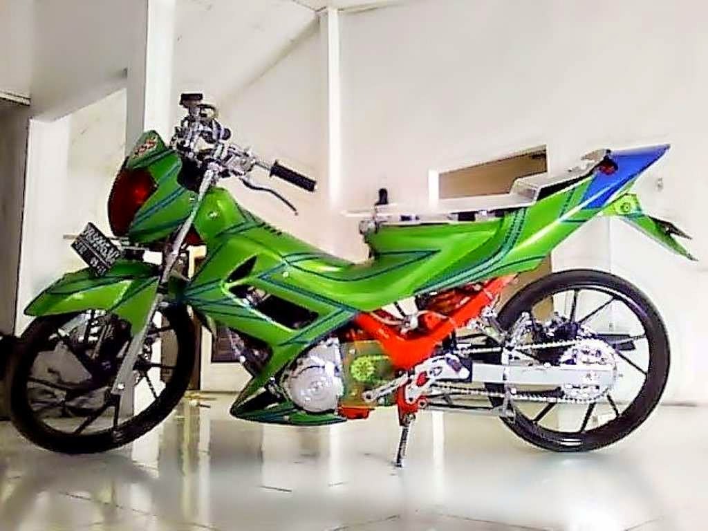 Gambar Modifikasi Motor Satria FU Paling Keren 