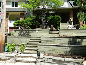 The Beach Toronto Front Tiered Garden Before by Paul Jung Gardening Services--a Toronto Gardening Company