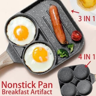 Omelette Pan 3 in 1 dan 4 in 1 / Cetakan Telur / Fry Pan