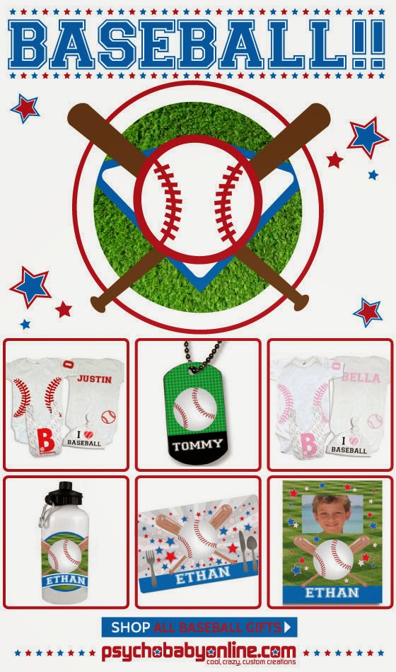 Baseball Gifts and Clothing for Baby & Kids