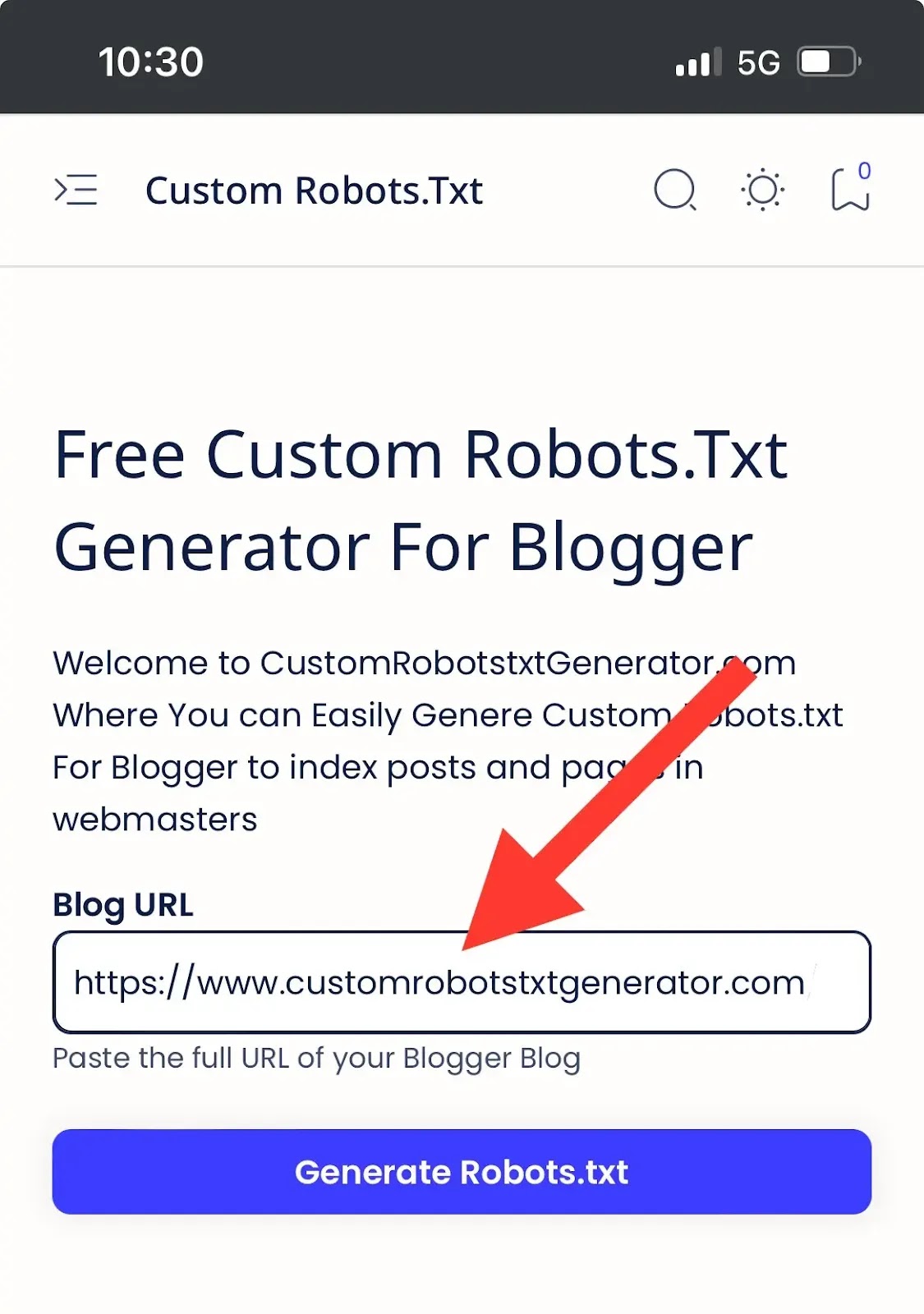 Free Custom Robots.Txt Generator