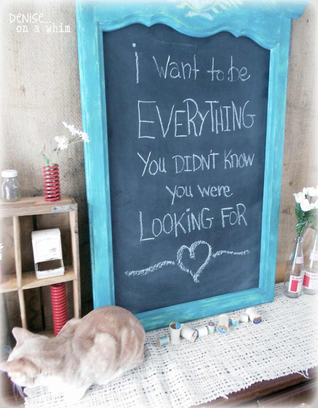 From Mirror to Chalkboard with a Few Colors of Paint via http://deniseonawhim.blogspot.com