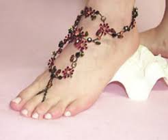 beaded anklets design in Peru