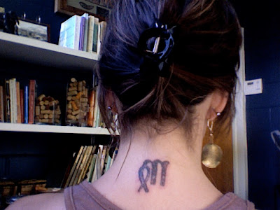 My goal is to completely erase my dreaded first tattoo the Virgo symbol on