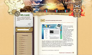 Mystery Kenya Blogger Template