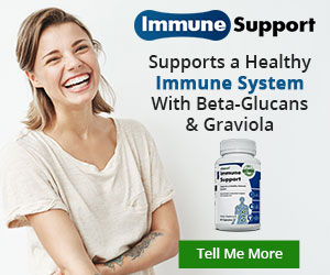 Happy Young Girl consming Immune Support