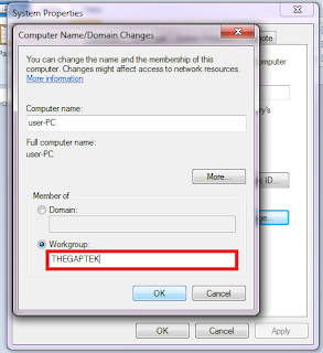 Cara Setting IP Jaringan dan Workgroup di Windows 7