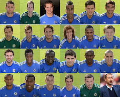 Chelsea FC Squad 2012-2013-passport