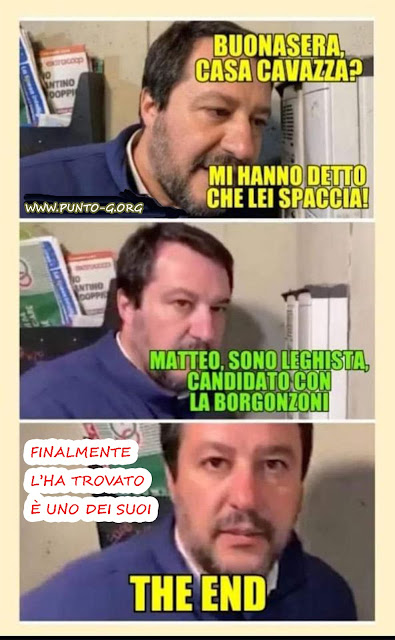 Salvini al Citofono Inguaia il Carabiniere