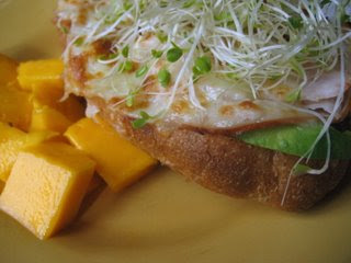 Turkey Sandwich with Mango