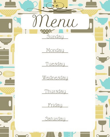 menu board