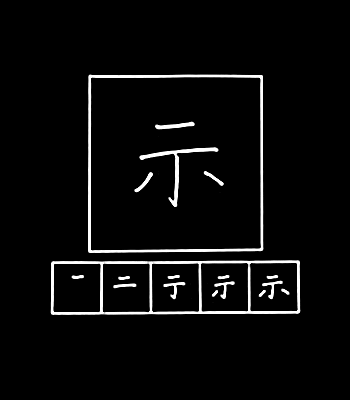 kanji to show