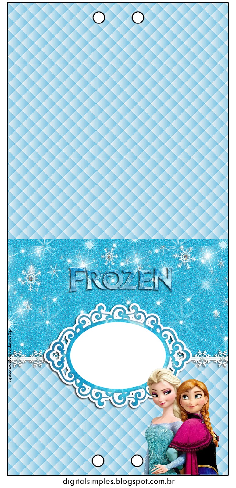 Festa Tema Frozen para Imprimir Grátis - Convites Digitais 