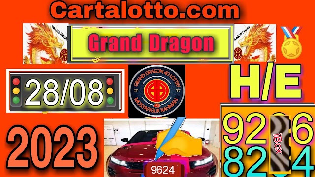 GDL (VIP H.E) Monday Carta For 28 August 2023| Carta Lotto