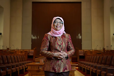 <img src="Singapura.jpg" alt="Anggota Politbiro Parti Komunis China(CPC)Resah,Singapura Miliki Presiden Muslim Keturunan Melayu ">