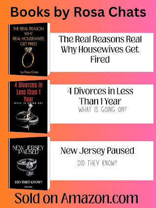Real Housewives books sold on Amazon.com by Rosa Chats.