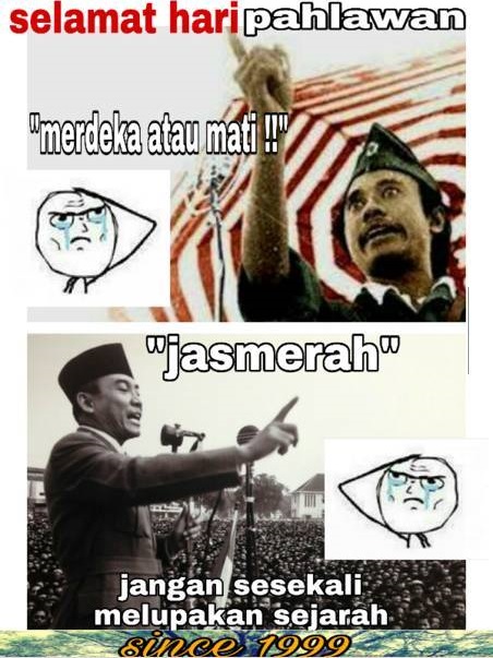 Gambar Meme Dp BBM Hari Pahlawan 10 November Bergerak Gif 