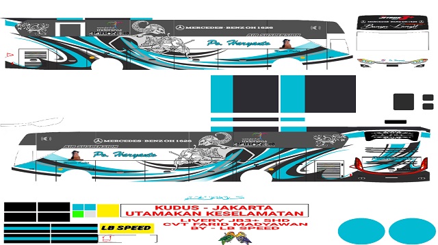 Livery Bussid PO Haryanto SHD Jernih