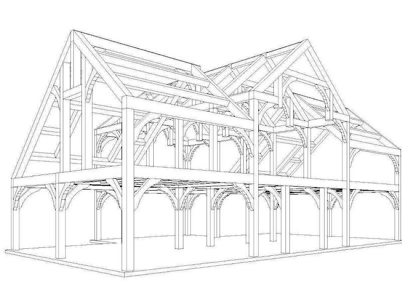 16+ Timber Frame House Construction Plans, Newest House Plan!