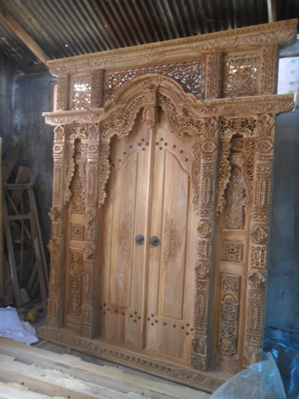  JUAL  GEBYOK  GAPURA PINTU  JATI 2 METER  Furniture Mebel 