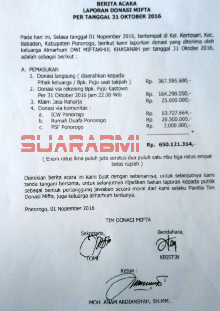 Fantastis.... Resmi Ditutup, Donasi Miftah Ponorogo ... Fantastis.... Resmi Ditutup, Donasi Miftah Ponorogo ... - 711 x 1003 jpeg 170kB