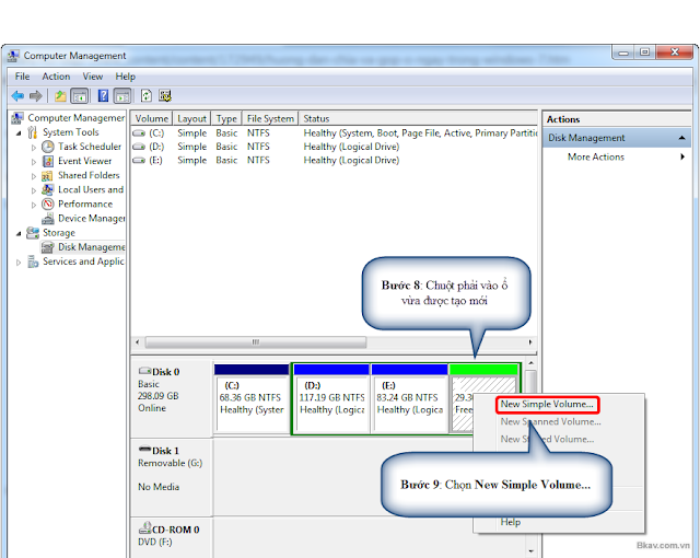 Hướng dẫn chia và gộp ổ đĩa trực tiếp ngay trên Windows 7, 8.1 5