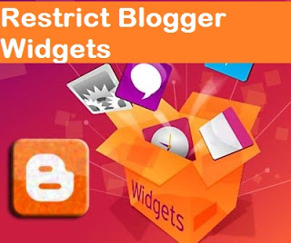 show and hide blogger widgets