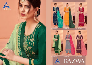  Bazwa Upada Silk Embroidery Suit Collection