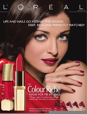 Aishwarya Rai Hot Loreal ad photo