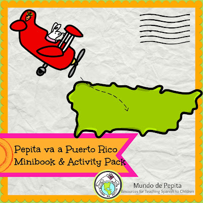 Puerto Rico Culture Activity Pack for Elementary Spanish Class