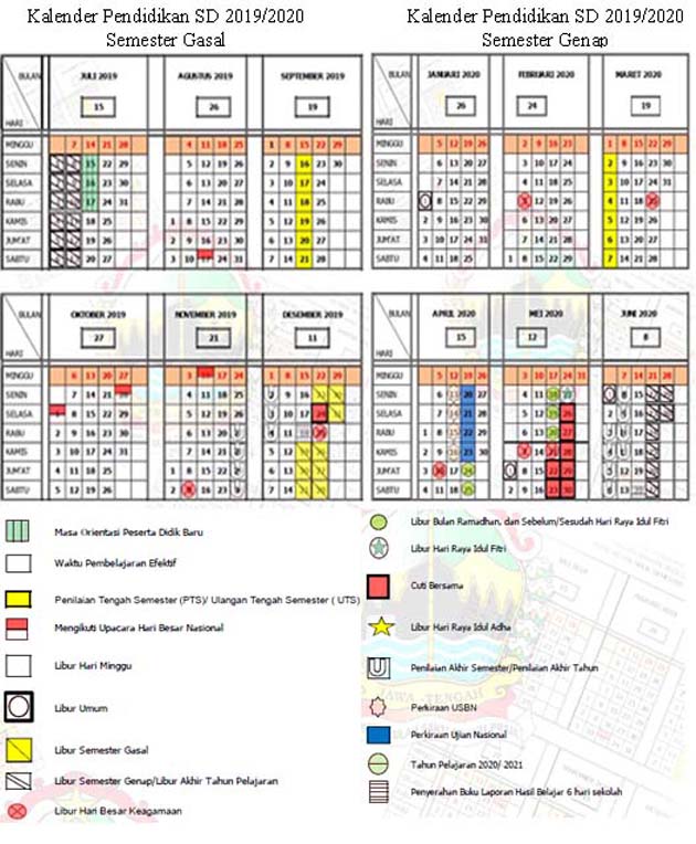  Kalender  Pendidikan  2021 2021  Provinsi Jawa  Tengah  Jateng 