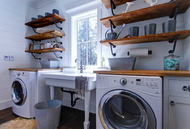 8 Inspirasi Desain Ruang Tempat Cucian Minimalis 